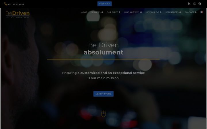 Screenshot of bedriven.fr