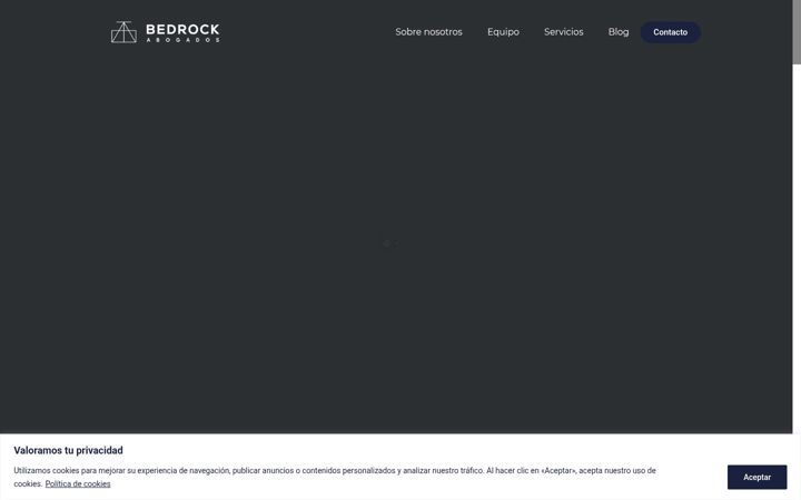 Snímek obrazovky bedrock.com.co