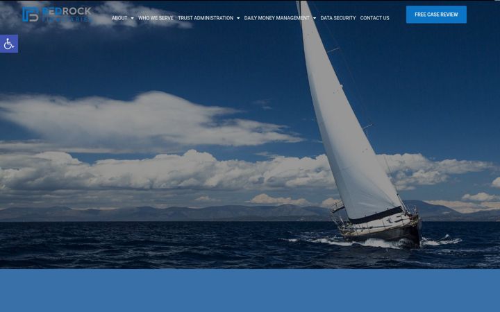 Screenshot of bedrockfiduciaries.com