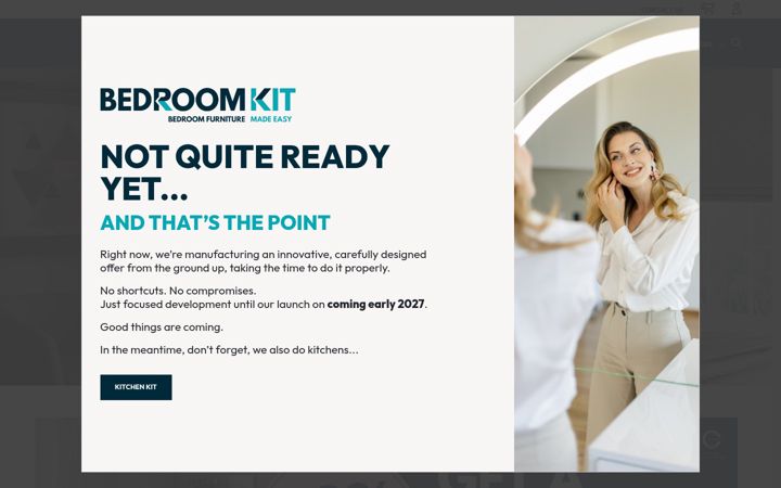 Screenshot di bedroomkit.co.uk