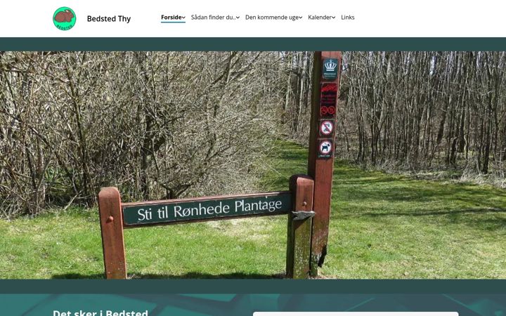 Screenshot of bedsted-thy.dk