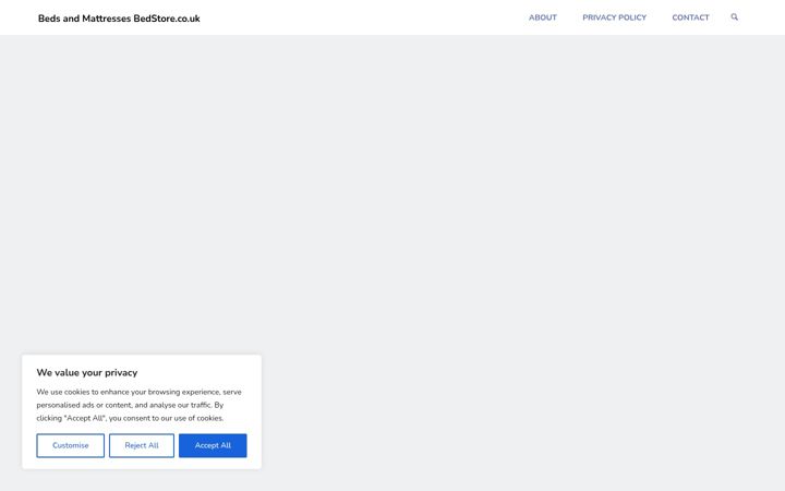 Screenshot di bedstore.co.uk