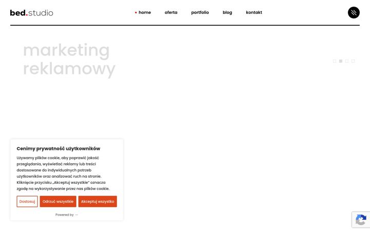 Screenshot of bedstudio.pl