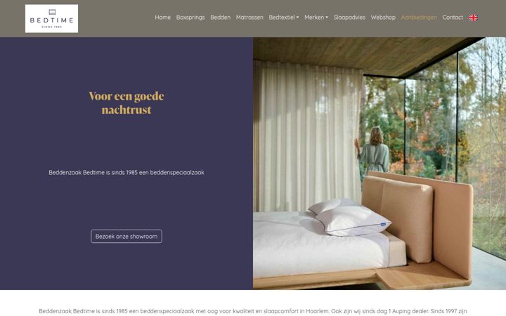 Screenshot of bedtime.nl