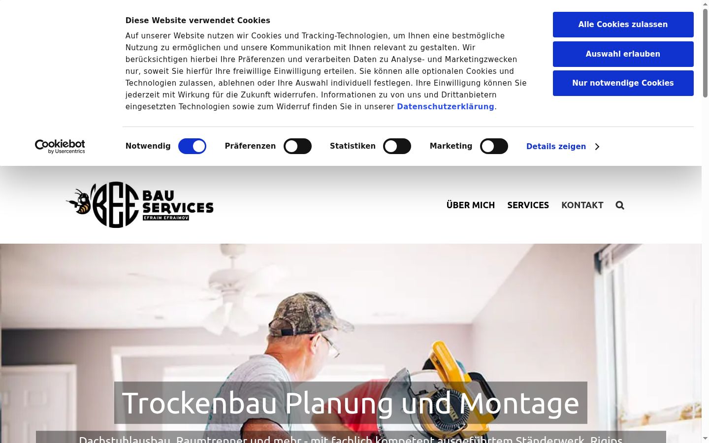 Screenshot tal-banner tal-kunsens muri qabel kwalunkwe interazzjoni