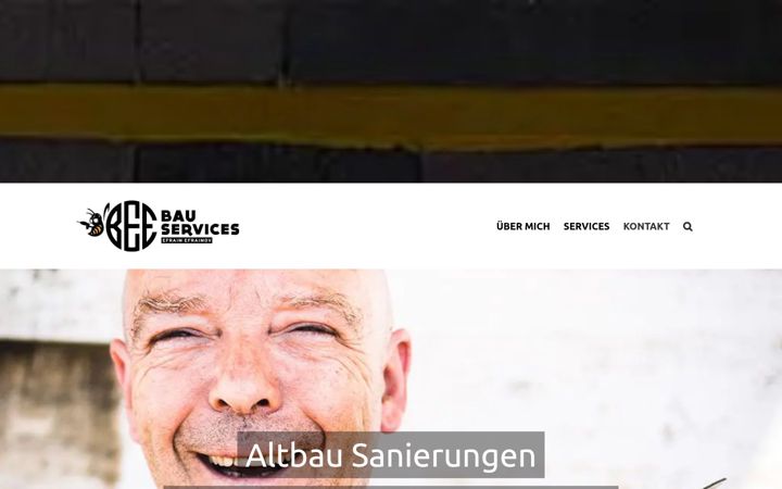 Screenshot of bee-bauservice.de