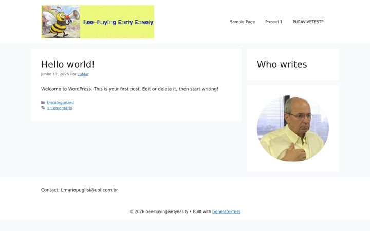 Screenshot of bee-buyingearlyeasily.com