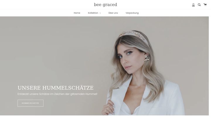Screenshot of bee-graced.com