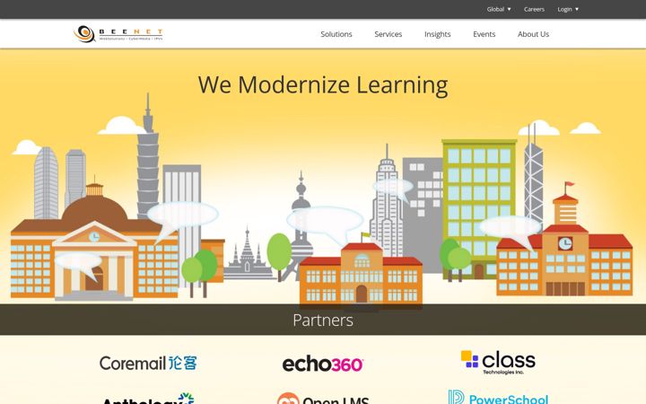 Screenshot di bee-net.com