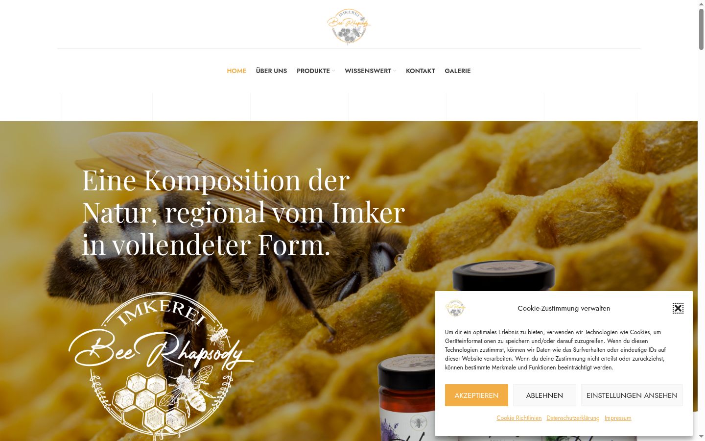 Zrzut ekranu banera zgody wyświetlanego przed jakąkolwiek interakcją