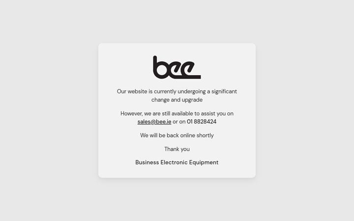 Screenshot of bee.ie
