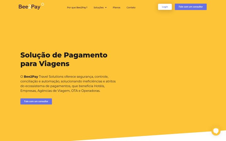 Captura de pantalla de bee2pay.com