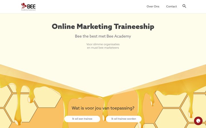 Screenshot of beeacademy.nl