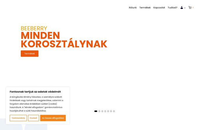 Screenshot of beeberry.hu