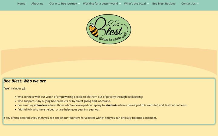 Screenshot of beeblest.co.uk