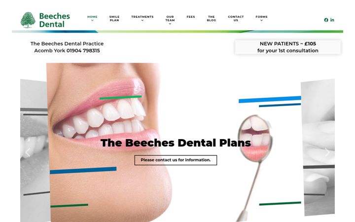 Screenshot of beechesdental.com