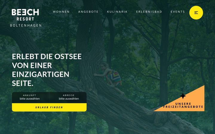 Screenshot of beechresort-boltenhagen.com