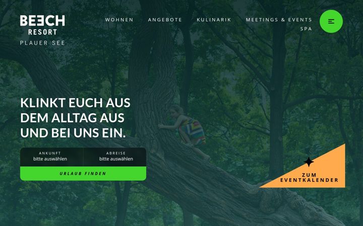 Screenshot of beechresort-plauer-see.com