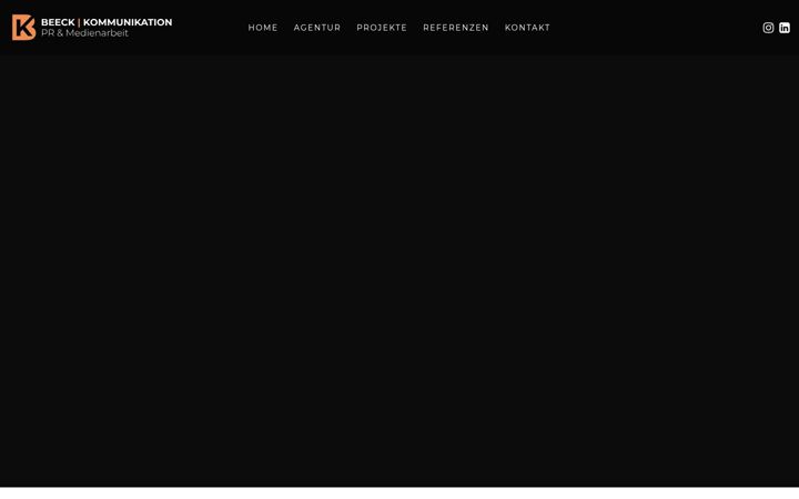 Screenshot of beeck-kommunikation.de