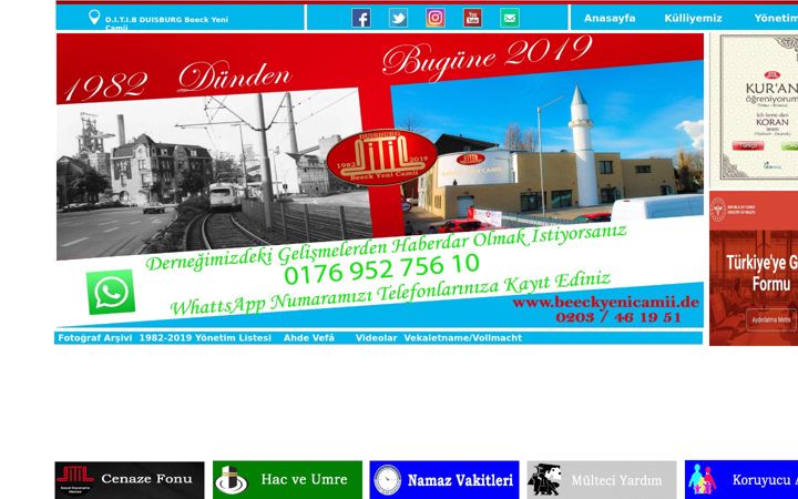 Screenshot of beeckyenicamii.de