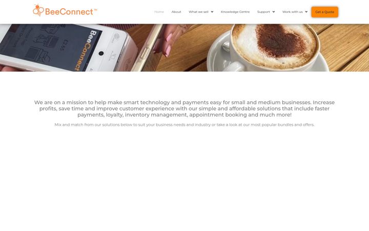 Screenshot of beeconnect.tech