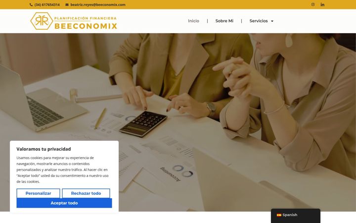 Screenshot of beeconomix.com