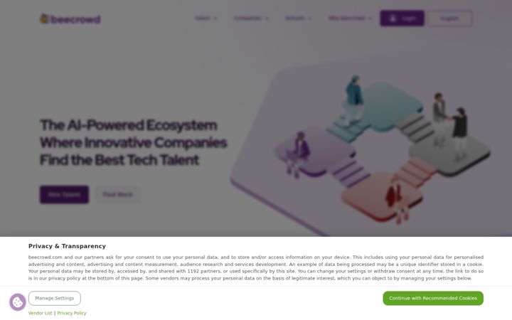 Screenshot of beecrowd.com