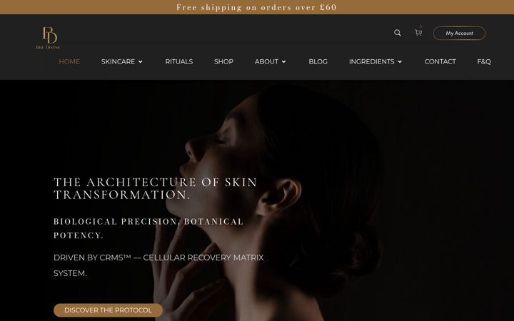Screenshot of beedivine.net