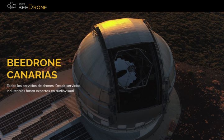 Screenshot of beedronecanarias.com
