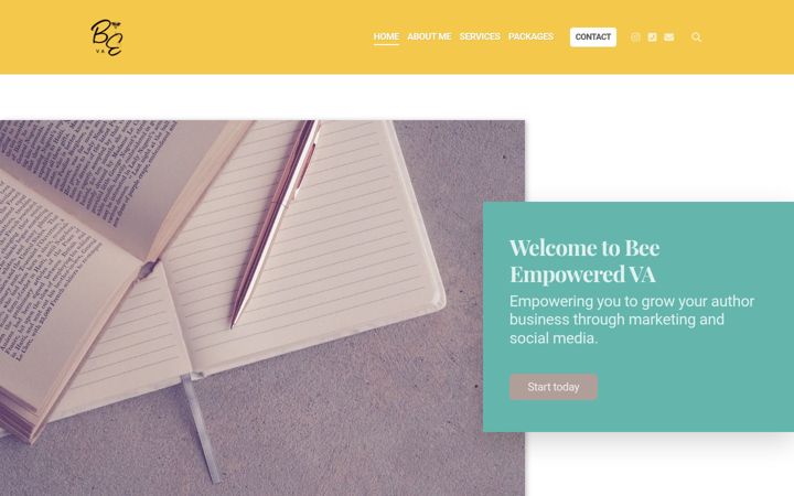 Screenshot of beeempoweredva.co.uk