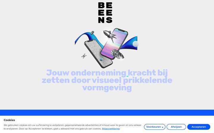 Screenshot of beeens.nl