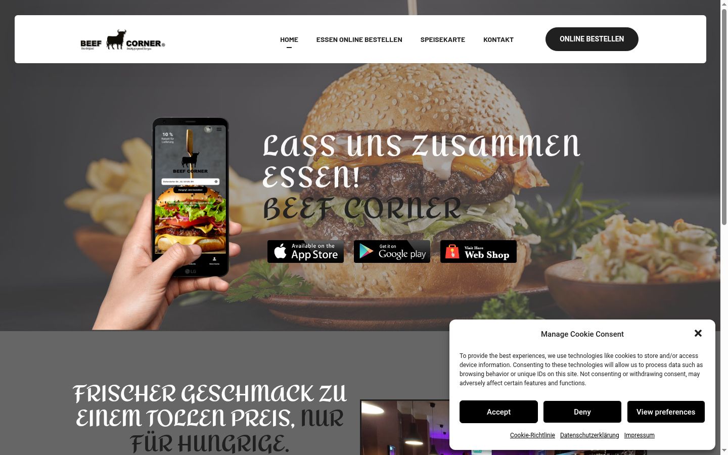 Sutikimo reklamjuostės, rodytos prieš bet kokią sąveiką, ekrano kopija