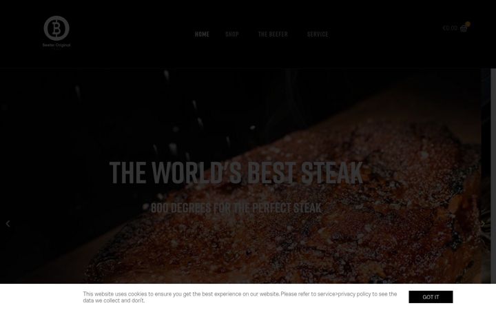 Screenshot of beefer.com