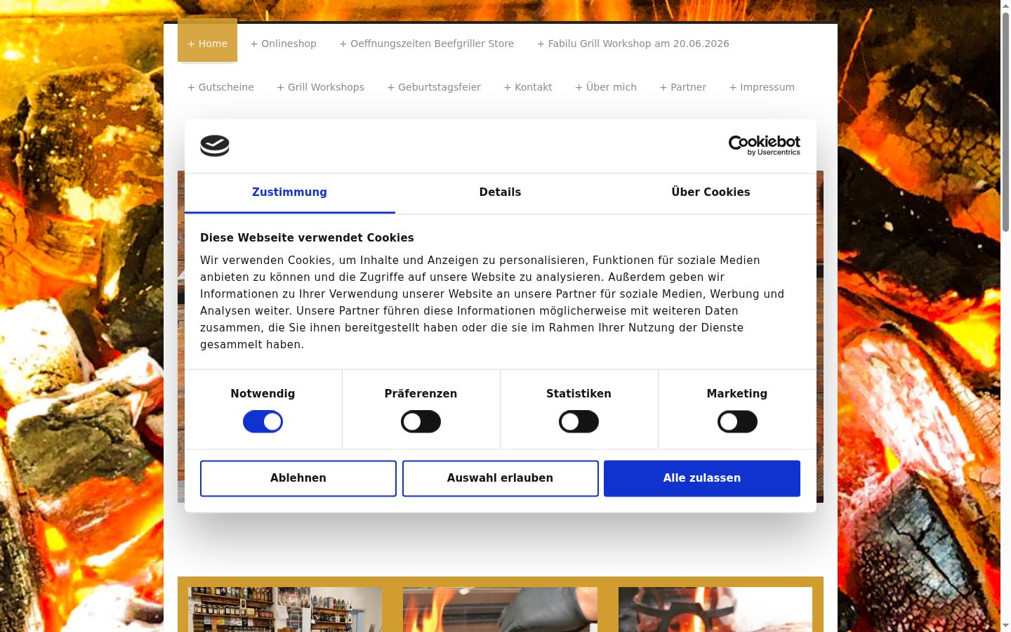 Zrzut ekranu banera zgody wyświetlanego przed jakąkolwiek interakcją