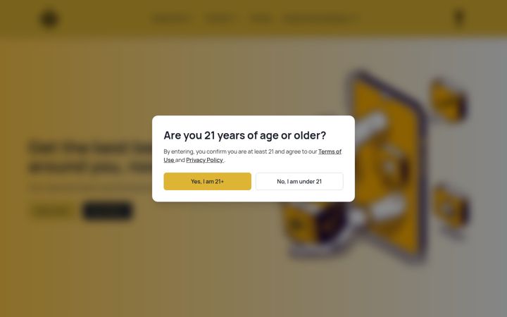 Screenshot of beeforbeer.com