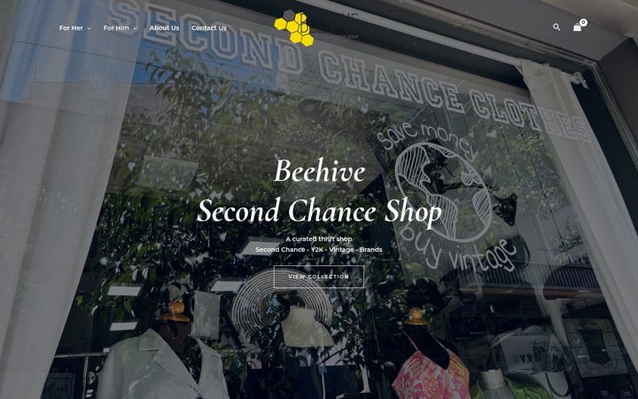 Screenshot di beehive-shop.gr