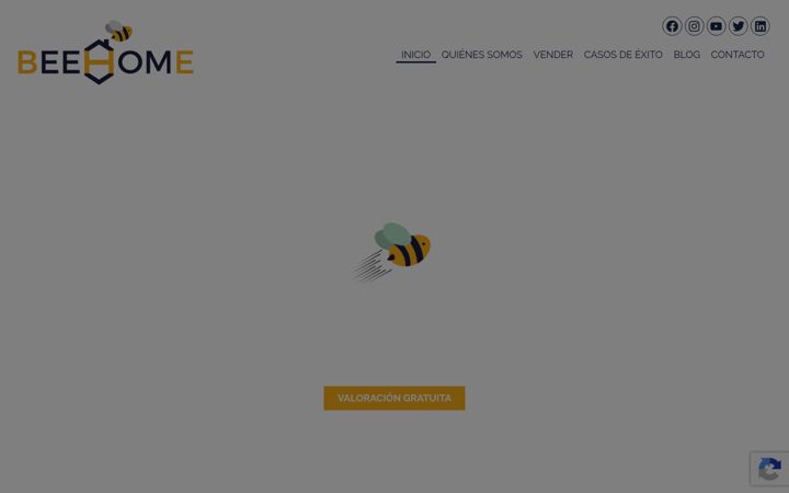 Skjámynd af beehome.es