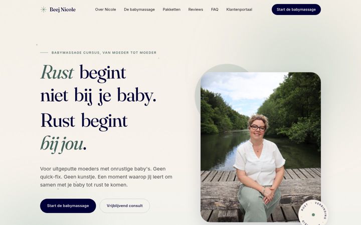 Zrzut ekranu beejnicole.nl