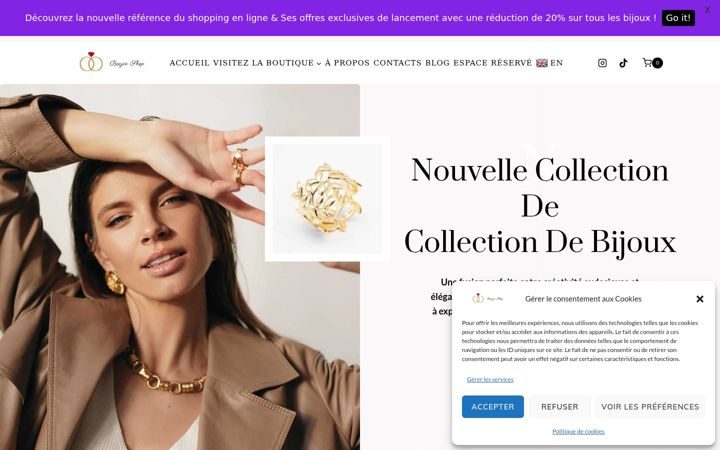 Screenshot of beejoo-shop.fr