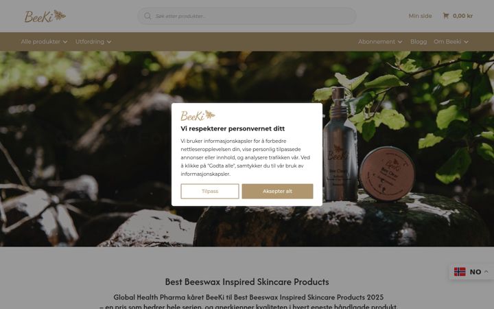 Screenshot of beeki.com