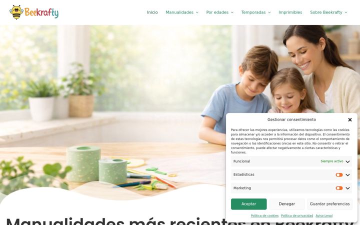 Screenshot of beekrafty.com