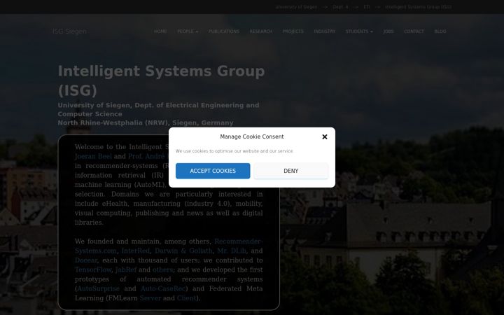 Screenshot of beel.org