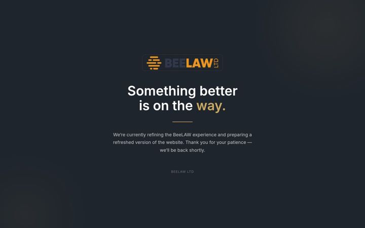Screenshot of beelaw.co.uk