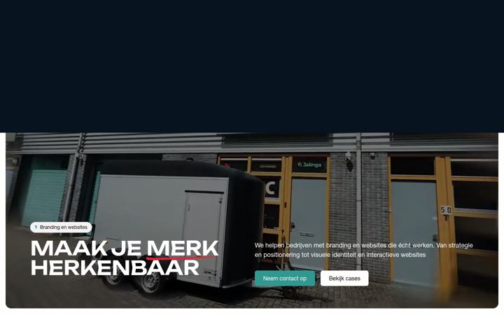Screenshot stránky beeldmerk.nl