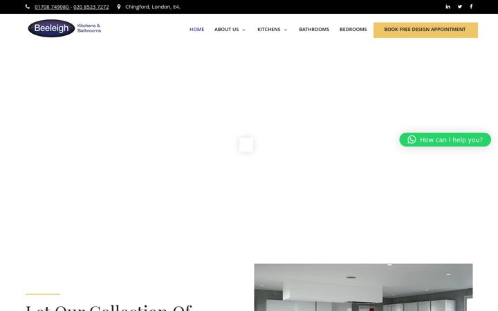 Screenshot di beeleighinteriors.co.uk