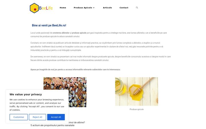 Screenshot of beelife.ro