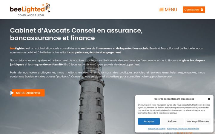 Screenshot ta' beelighted-avocats.fr