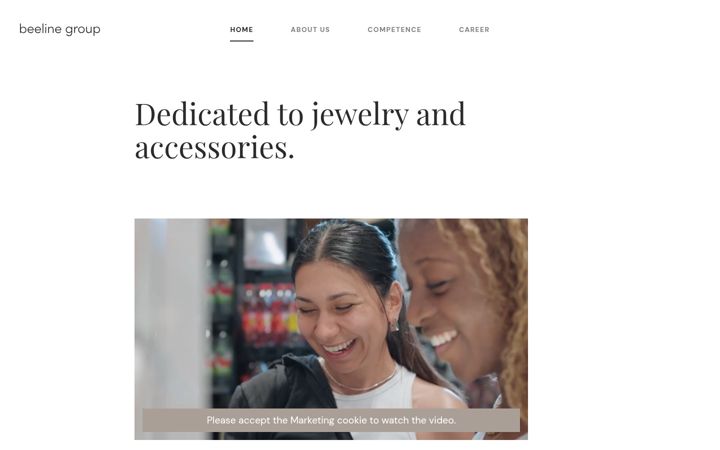 Screenshot of beeline-group.com