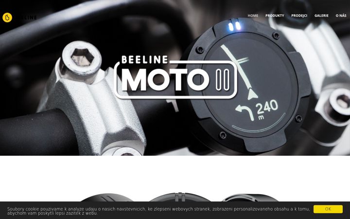 Screenshot of beeline.cz