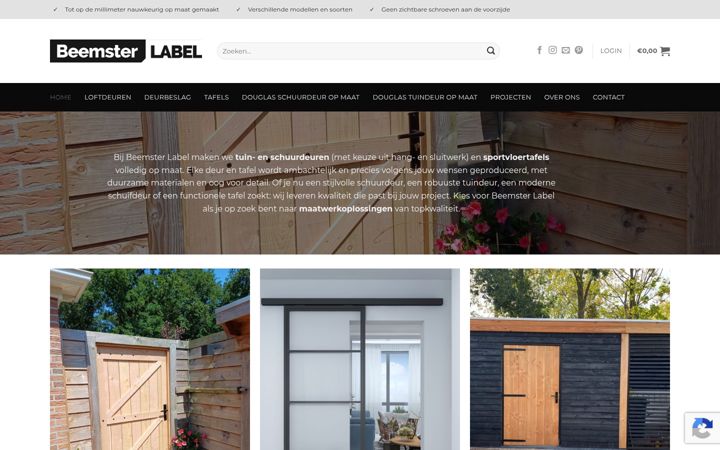 Screenshot of beemsterlabel.nl